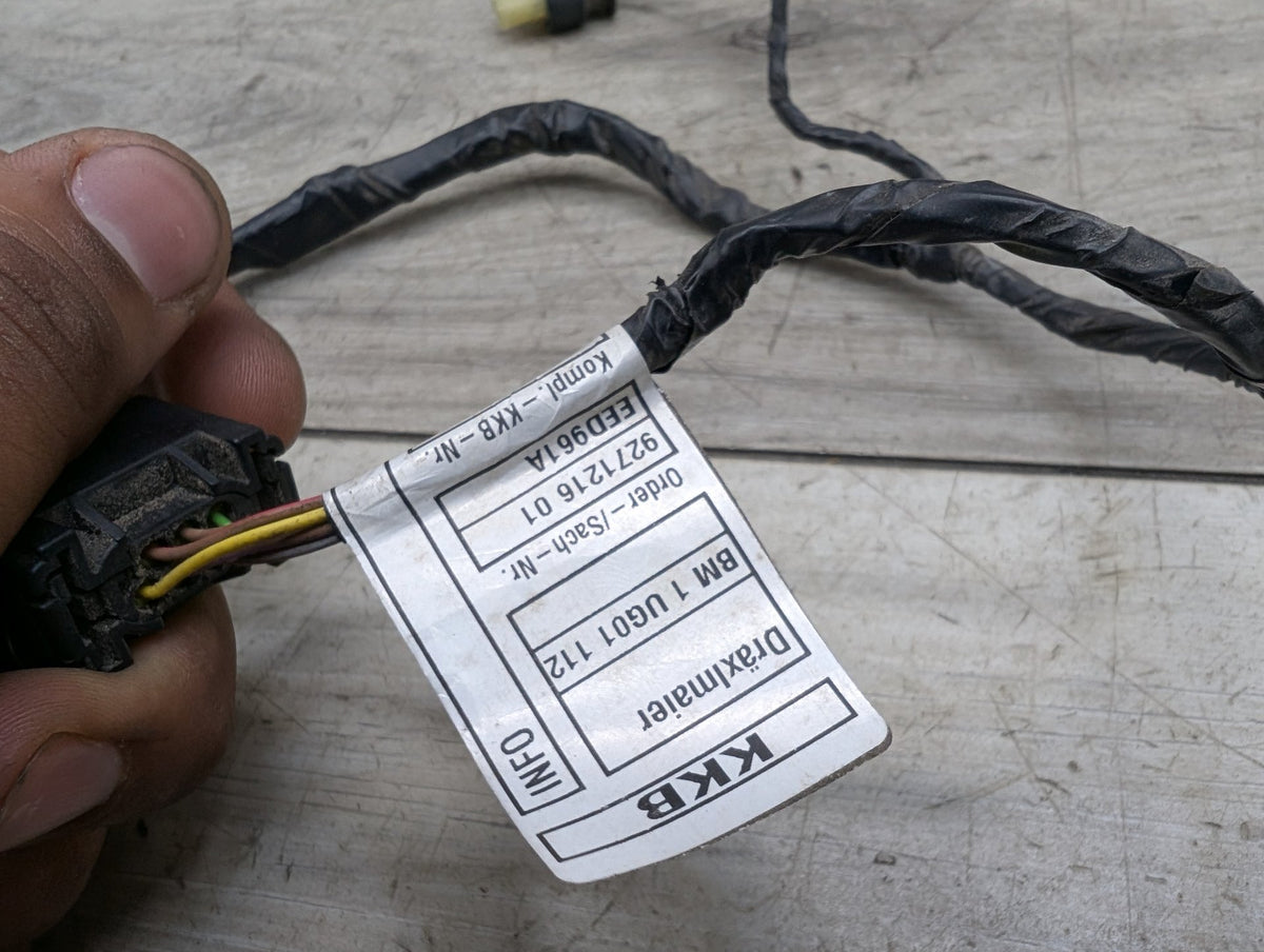 2011-2017 BMW X3 F25 Rear Bumper PDC Parking Sensor Wiring Wire Harness 9271216 OEM