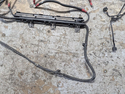 2007-2013 BMW E93 328i N52B30M1 Engine Motor Transmission Wiring Wire Harness SET 7555003