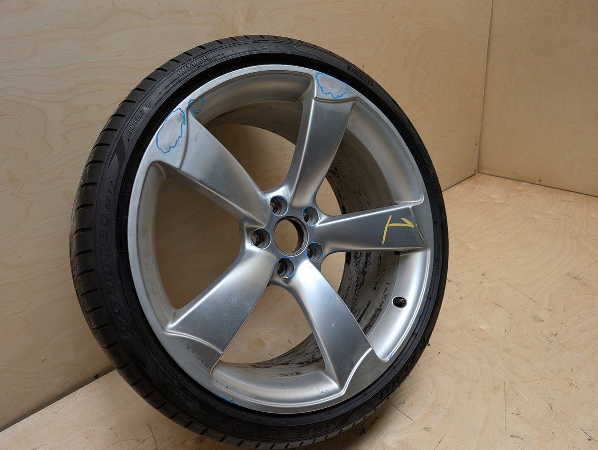 08-17 OEM Audi RS5 20x9 ET26 Aluminum Wheel Rim 5 Spoke 8T0601025AD