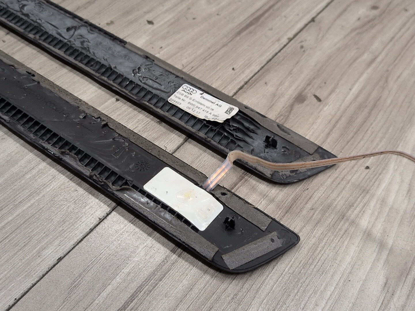 17-25 OEM AUDI A4 A5 S4 S5 Front Left Right S line Door Sill Scuff Panel SET