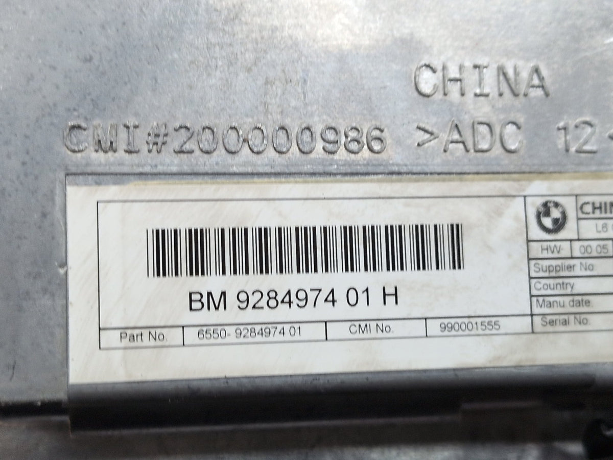 2011-2016 BMW M5 F10 Monitor Display Screen 9284974 OEM