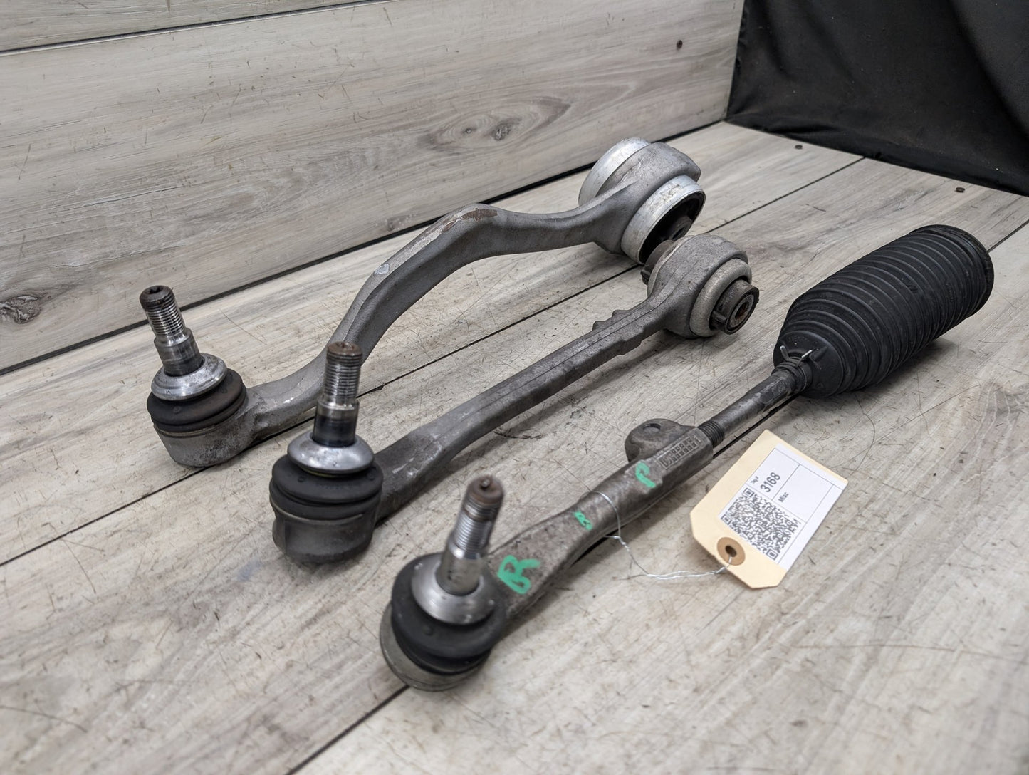 2018 - 2024 BMW X3 G01 Front Right Passenger Control Arms w/ Tie Rod SET 8854990 B58B30O1