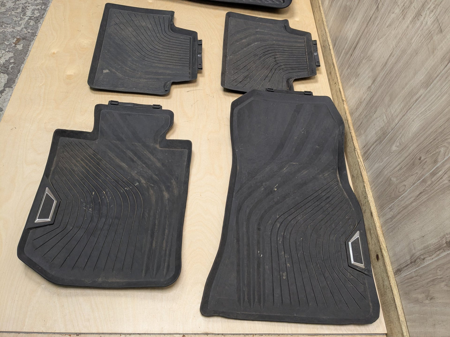 OEM BMW G20 G26 G80 330 M340 M3 Front Rear All Weather Rubber Floor Mats SET