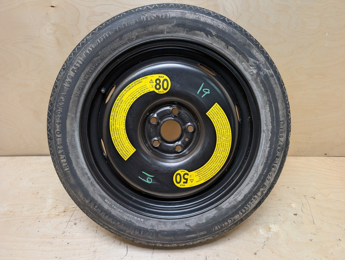 2015-2018 Audi Q3 8U Emergency Spare Wheel Rim Tire Donut 18x4 ET27.5 5N0601027E