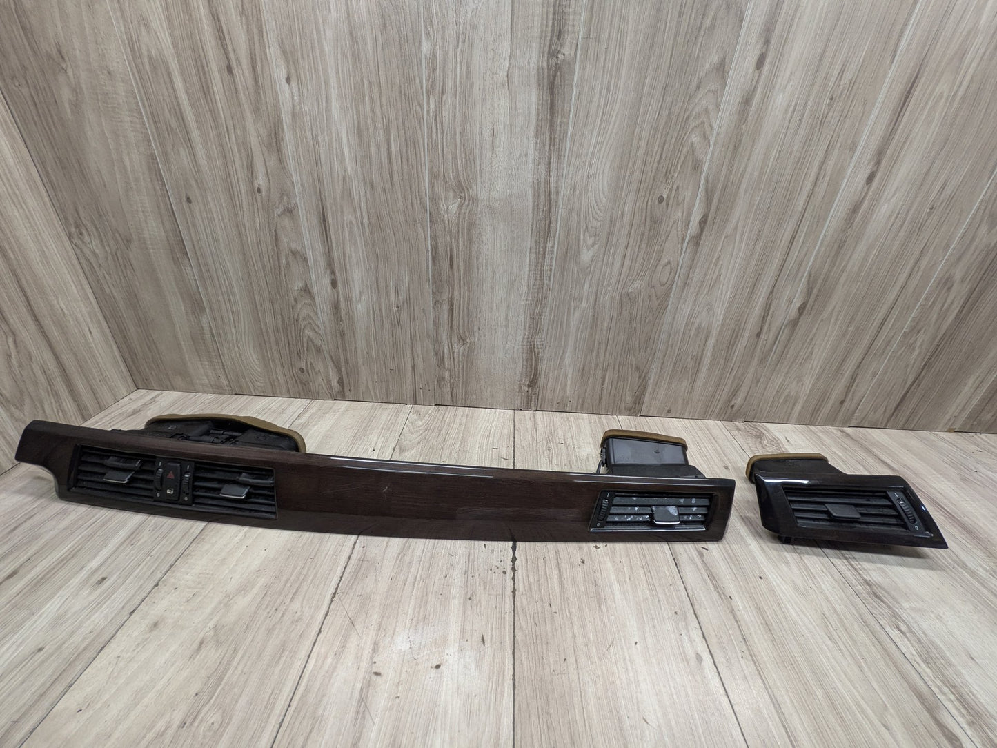 08-10 BMW 535i E60 Dashboard Dash Board Panel Interior Trims PAIR 6910732 Wood