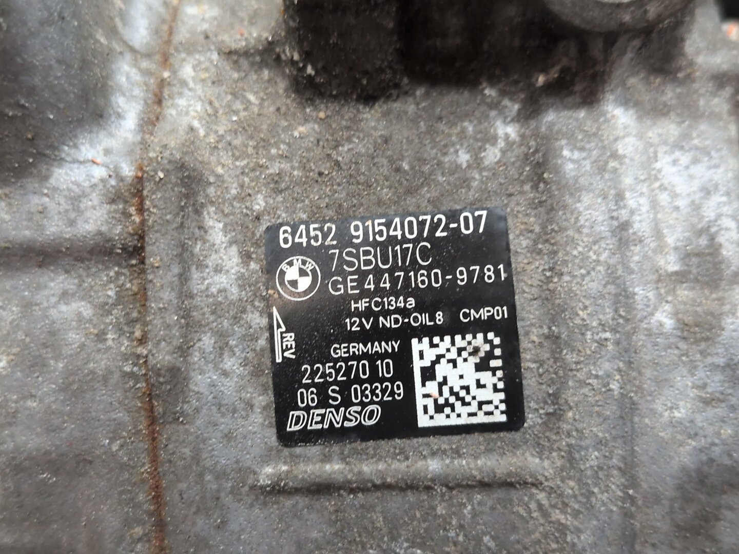 OEM BMW F06 F10 F15 F16 F85 X5 X6 M5 AC Compressor Pump Air Conditioning N63 S63