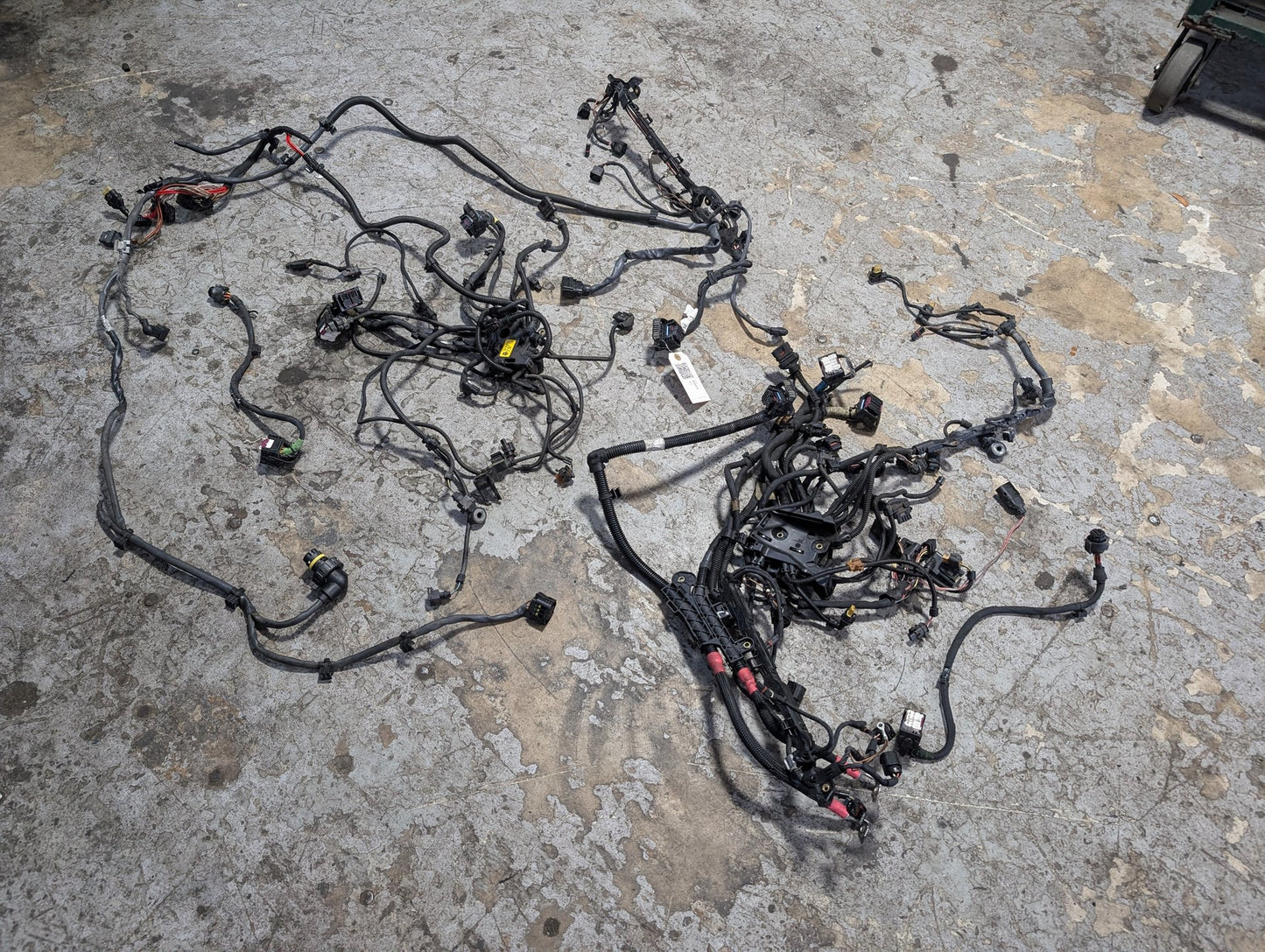 BMW G12 750Li N63B44O2 Engine Motor Transmission Wiring Wire Harness SET 8654414
