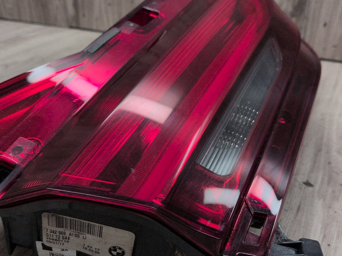 16-19 OEM BMW G11 G12 740 750 M760 Rear Left Driver Inner Trunk LED Tail Light