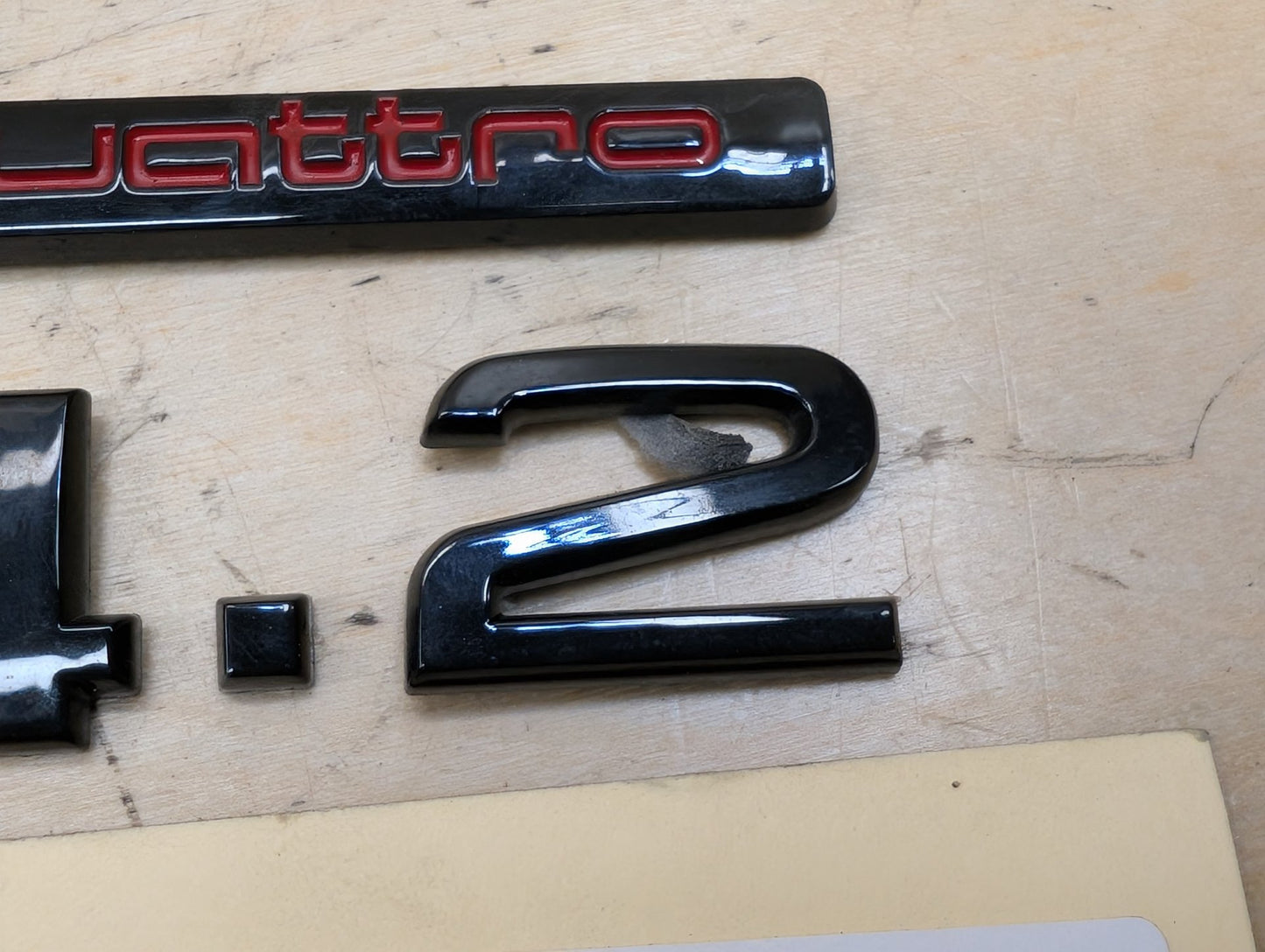 2011-2017 Audi RS5 8T Rear Liftgate Trunk Lid RS5 Quattro Emblem PN: 8T0853736F