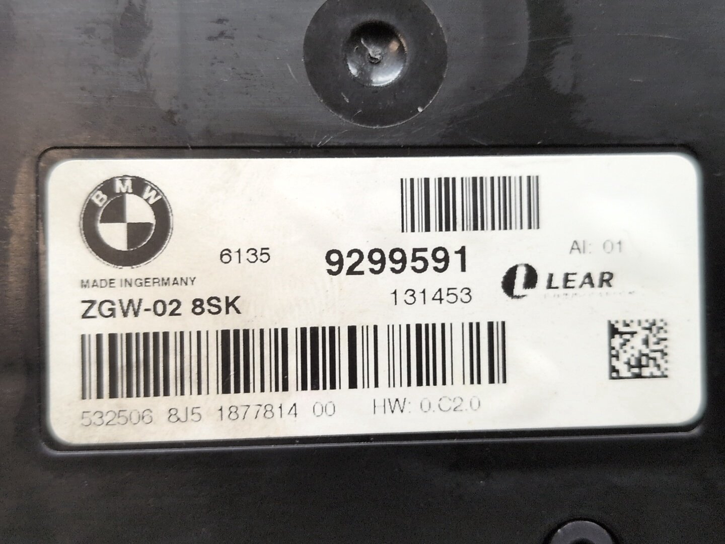 OEM BMW F01 F02 F06 F10 F12 F13 M5 M6 ZGW Central Gateway Module LEAR