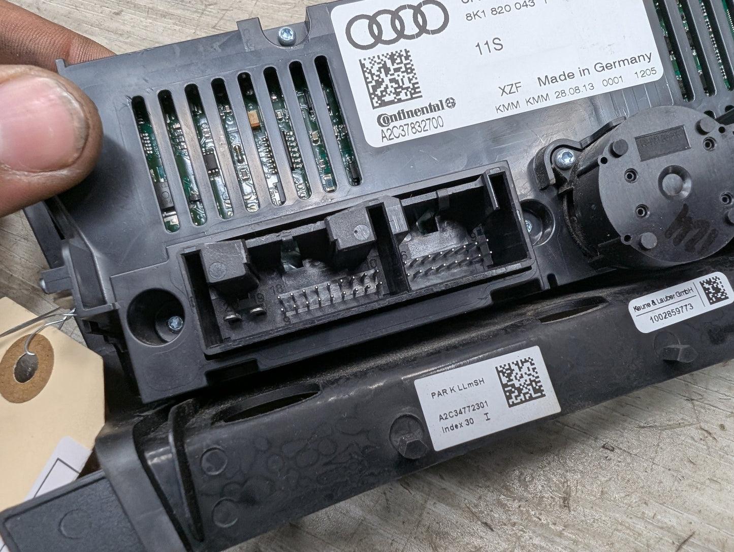 2009 - 2017 Audi Q5 8R Front AC Heater Climate Control Switch 8K1820043T EA888