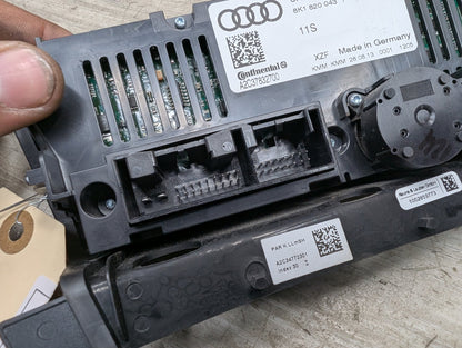 2009 - 2017 Audi Q5 8R Front AC Heater Climate Control Switch 8K1820043T EA888