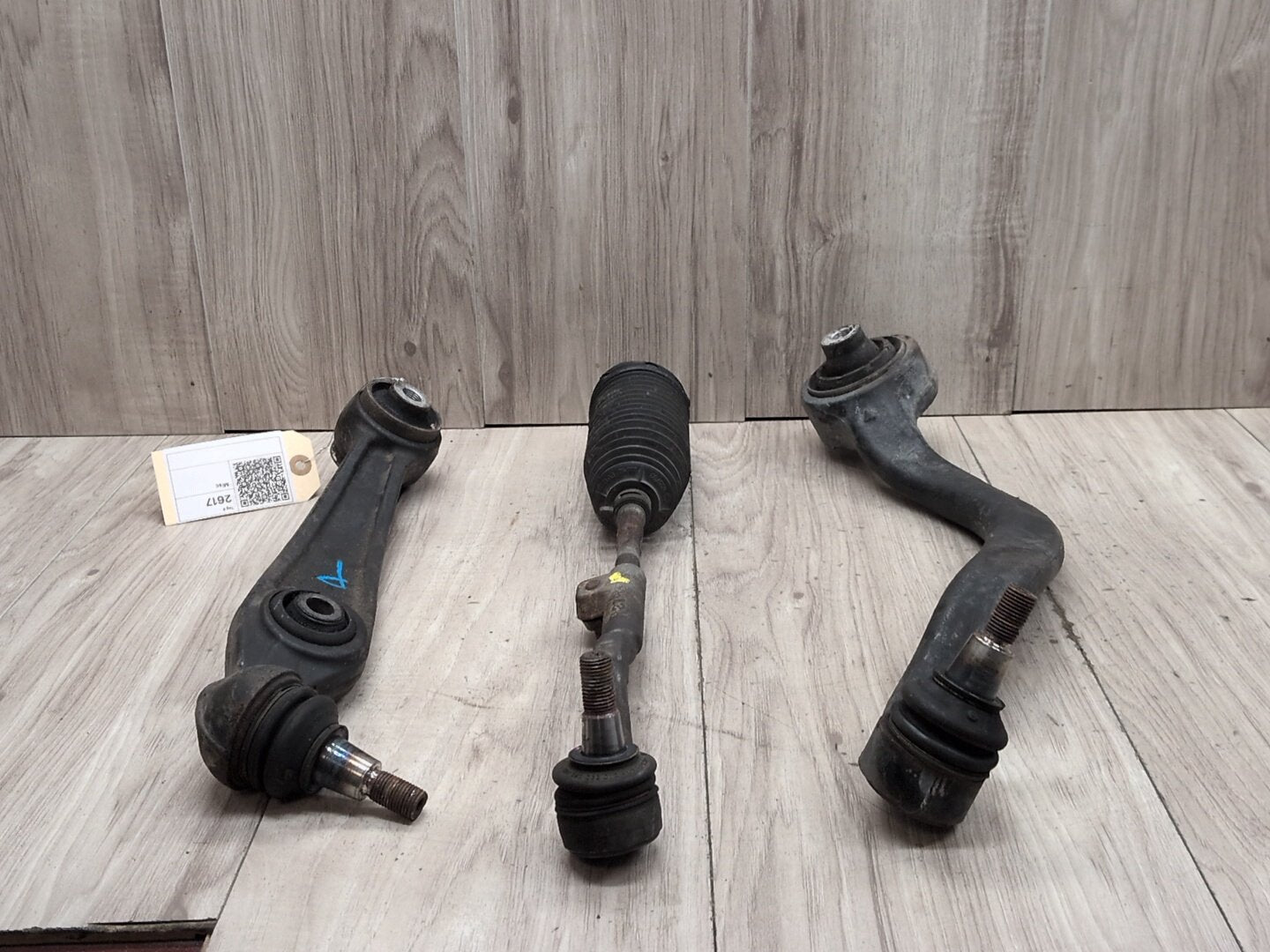 2016 BMW X6 F86 Front Right Passenger Control Arms w/ Tie Rod SET 7850158 S63B44T2