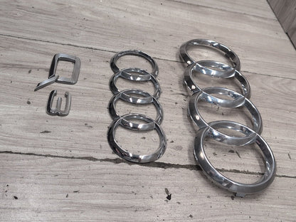 2015-2018 Audi Q3 8U Front Rear Emblem Badge Symbol Logo SET 4KE853605
