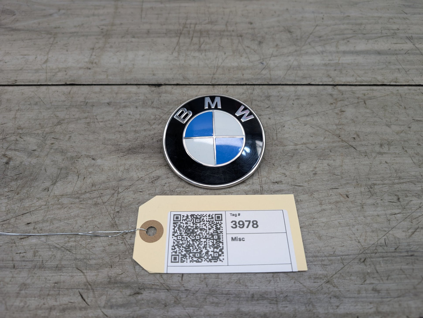 Genuine OEM BMW F39 F90 G20 G30 G80 M3 Bumper Hood Trunk Rear Round Emblem 74mm