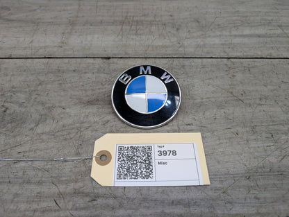 Genuine OEM BMW F39 F90 G20 G30 G80 M3 Bumper Hood Trunk Rear Round Emblem 74mm