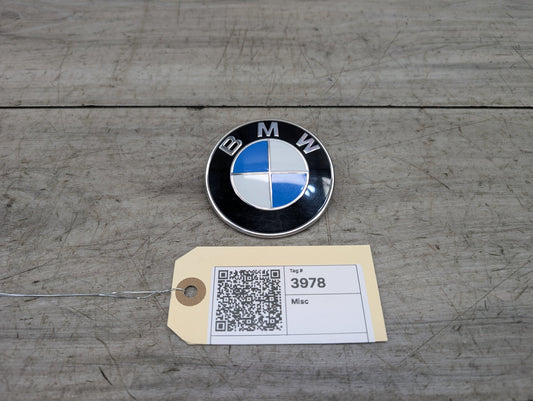 Genuine OEM BMW F39 F90 G20 G30 G80 M3 Bumper Hood Trunk Rear Round Emblem 74mm
