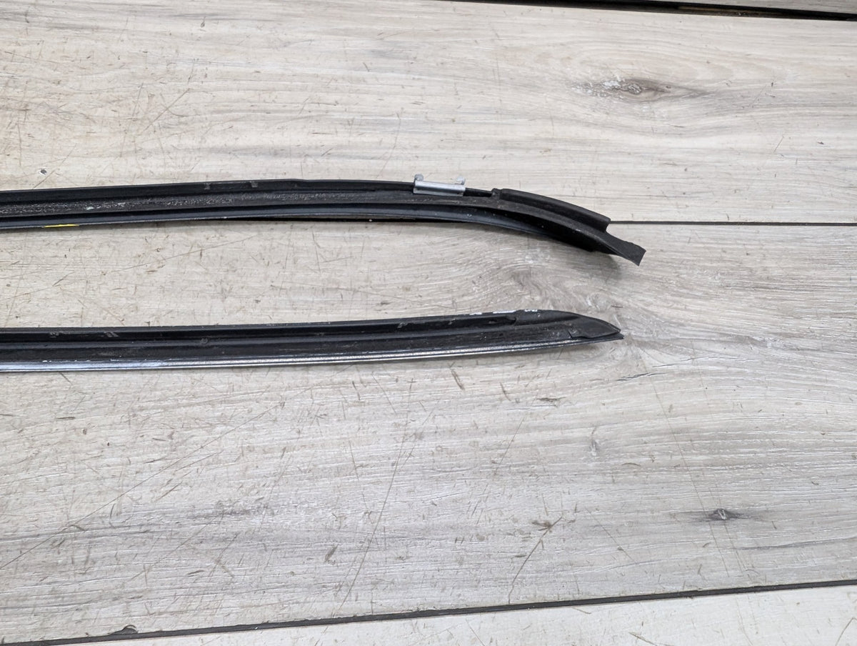 2006-2011 BMW 328i E90 Front Left Right Side Windshield Drip Trim Molding SET 7179253