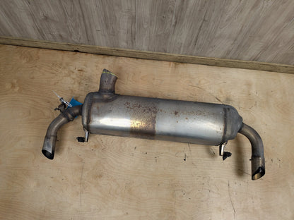 19-23 OEM BMW G20 330 Dual Exhaust Pipe Muffler Silver Tips B46 Engine