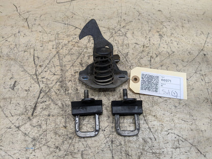 2007-2013 BMW 335i E92 Hood Bonnet Safety Lock Latches SET 7073916 OEM