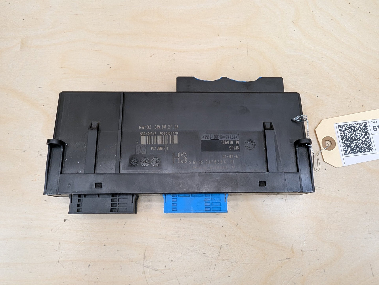 NOTE 2007-2013 BMW 335i E93 BCM Body Control Module 9176884