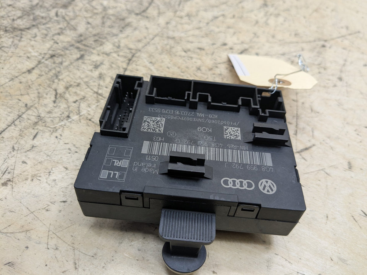 2012-2018 Audi A6 C7 Front Right Passenger Door Control Module 4G8959792J OEM