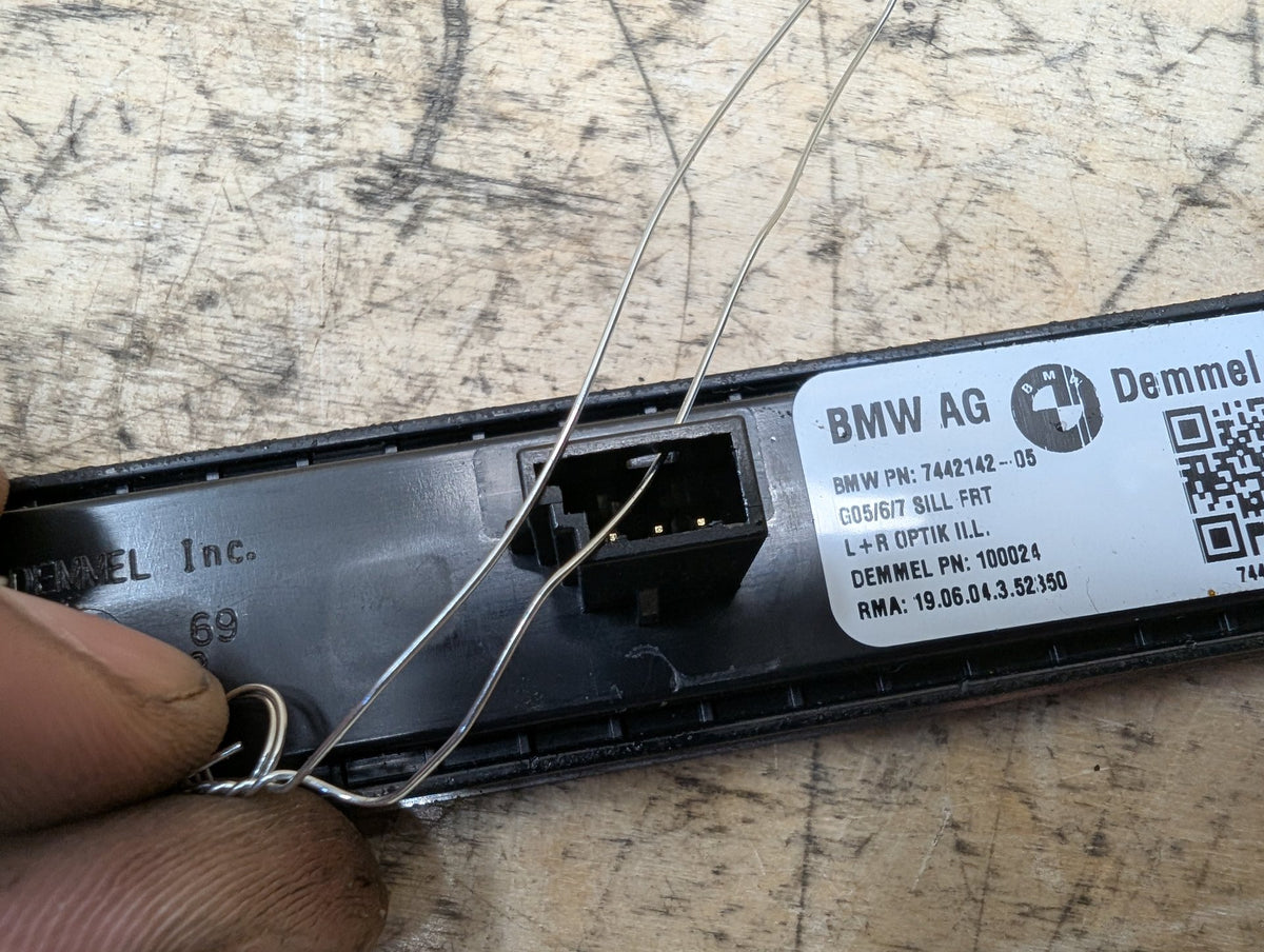 2019-2026 BMW X5 G05 Front Left Right Scuff Plate Door Sill SET 7442142 OEM
