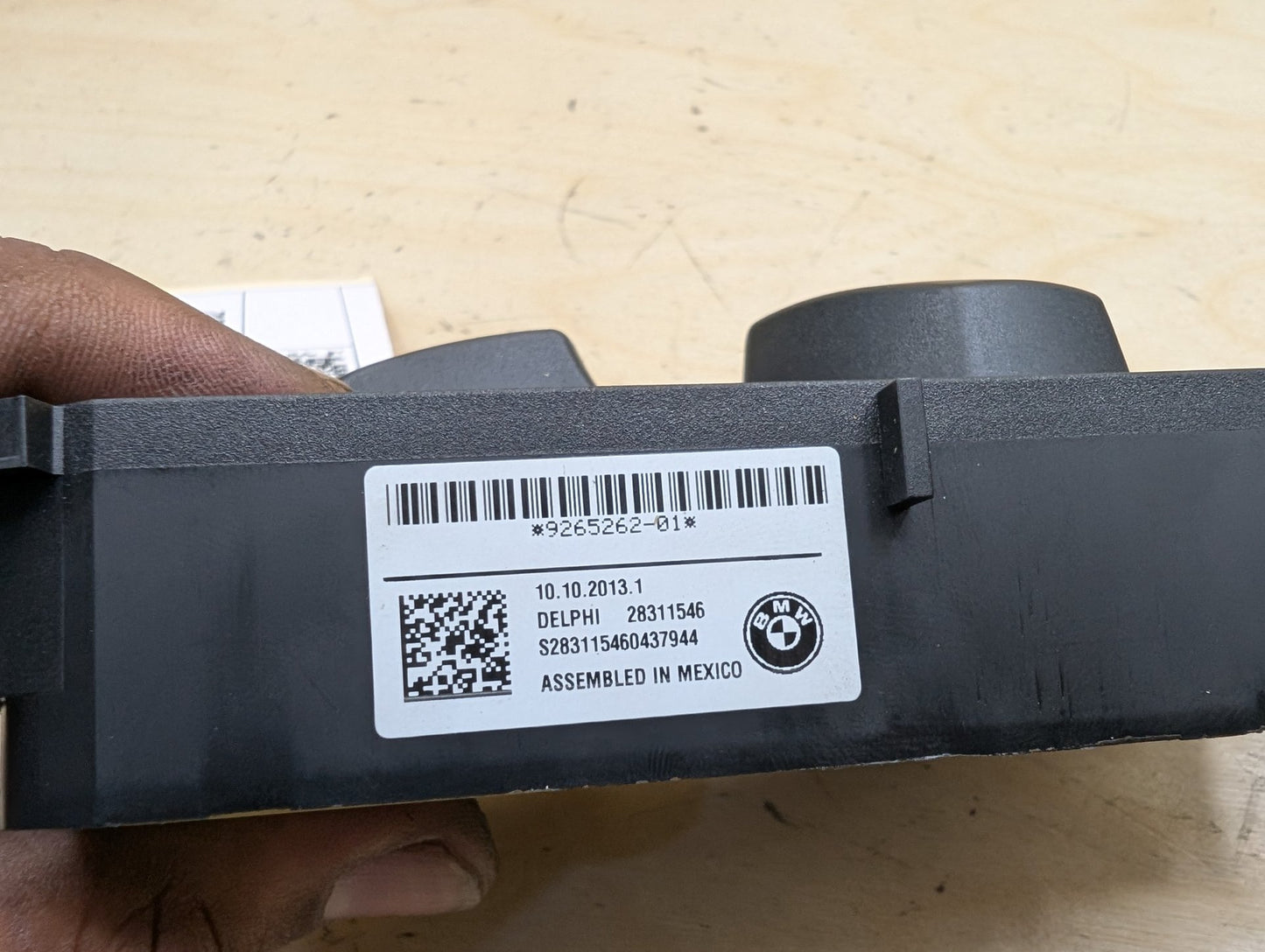 2011-2016 BMW X3 F25 Front Right Passenger Seat Control Switch 9265262