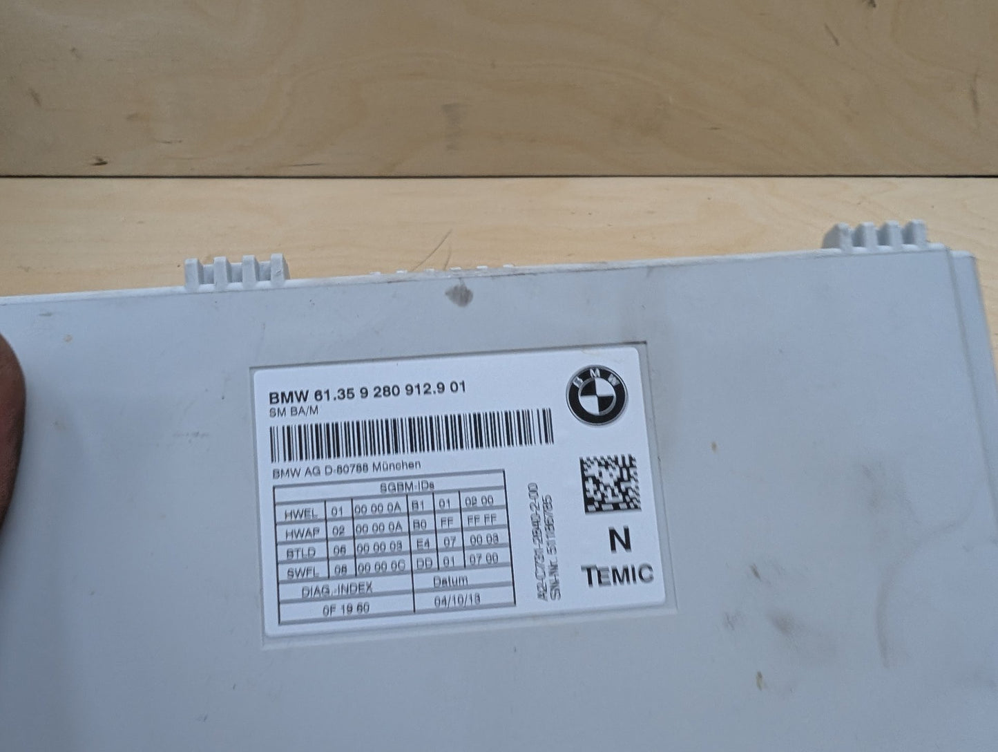 2011-2016 BMW X3 F25 Front Left or Right Seat Control Module 9280912
