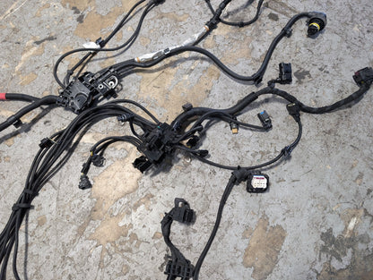 2017-2023 BMW G30 530i B46B20O0 Engine Motor Transmission Wiring Wire Harness SET 8642929