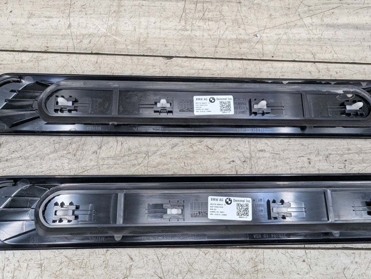 18-21 OEM BMW G01 G02 M40i X3 X4 Front Right Left Door Sills Cover Trim Pair