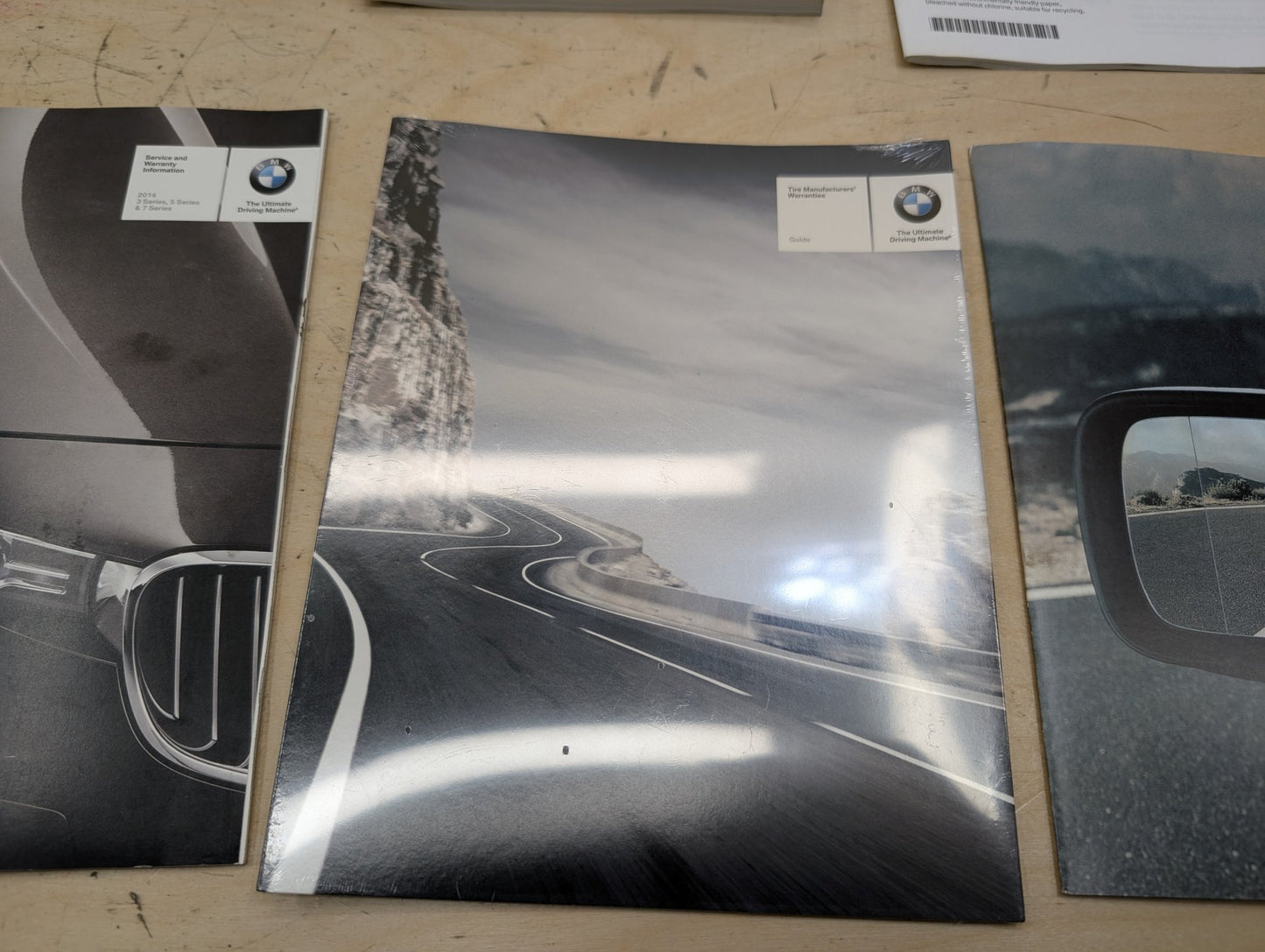 2014 BMW 328i F30- Owners Manual Books w/ Case SET