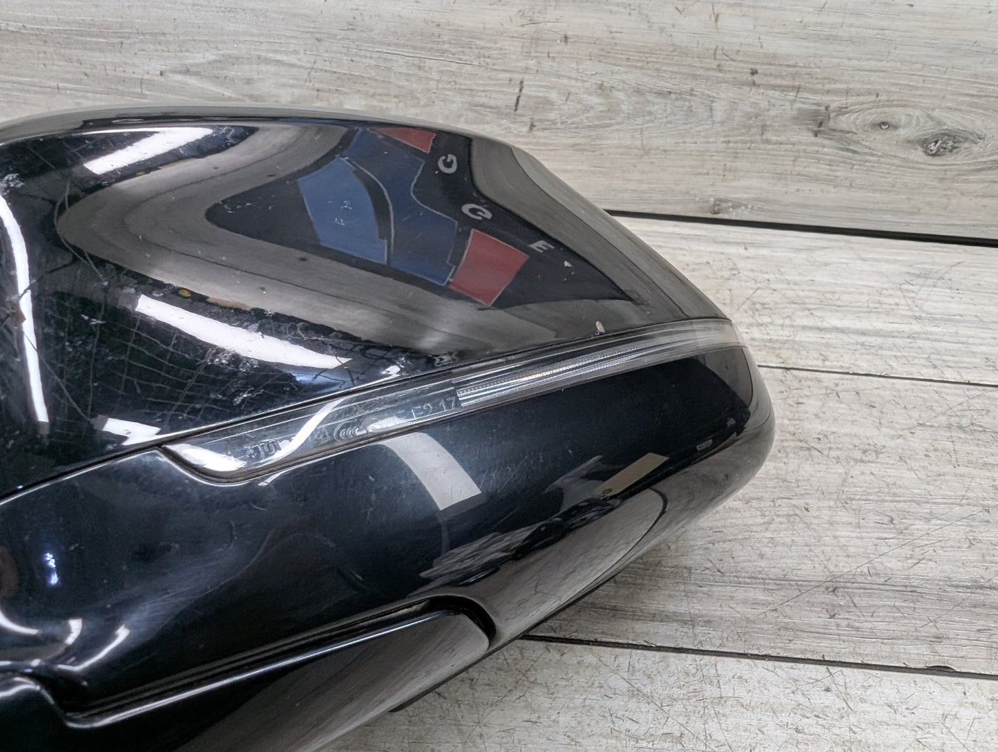18-24 OEM BMW G01 X3 Left Driver Side Mirror Heated Memory Auto Dip SHADOW GLOSS