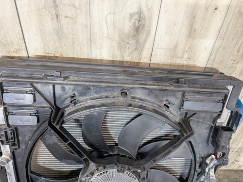 14-19 OEM BMW F85 F86 X5 X6 Main Radiators Cooling Fan ASSEMBLY SET S63 850W