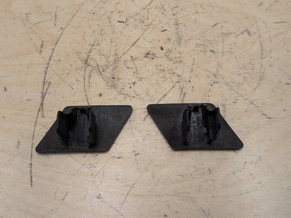 OEM BMW E90 LCI Front Left Right Bumper Headlight Washer Nozzle Cap Cover PAIR
