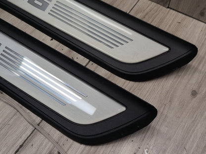2012-2018 BMW M6 F06 Front Rear Left Right Scuff Plate Door Sill SET 7277249 OEM