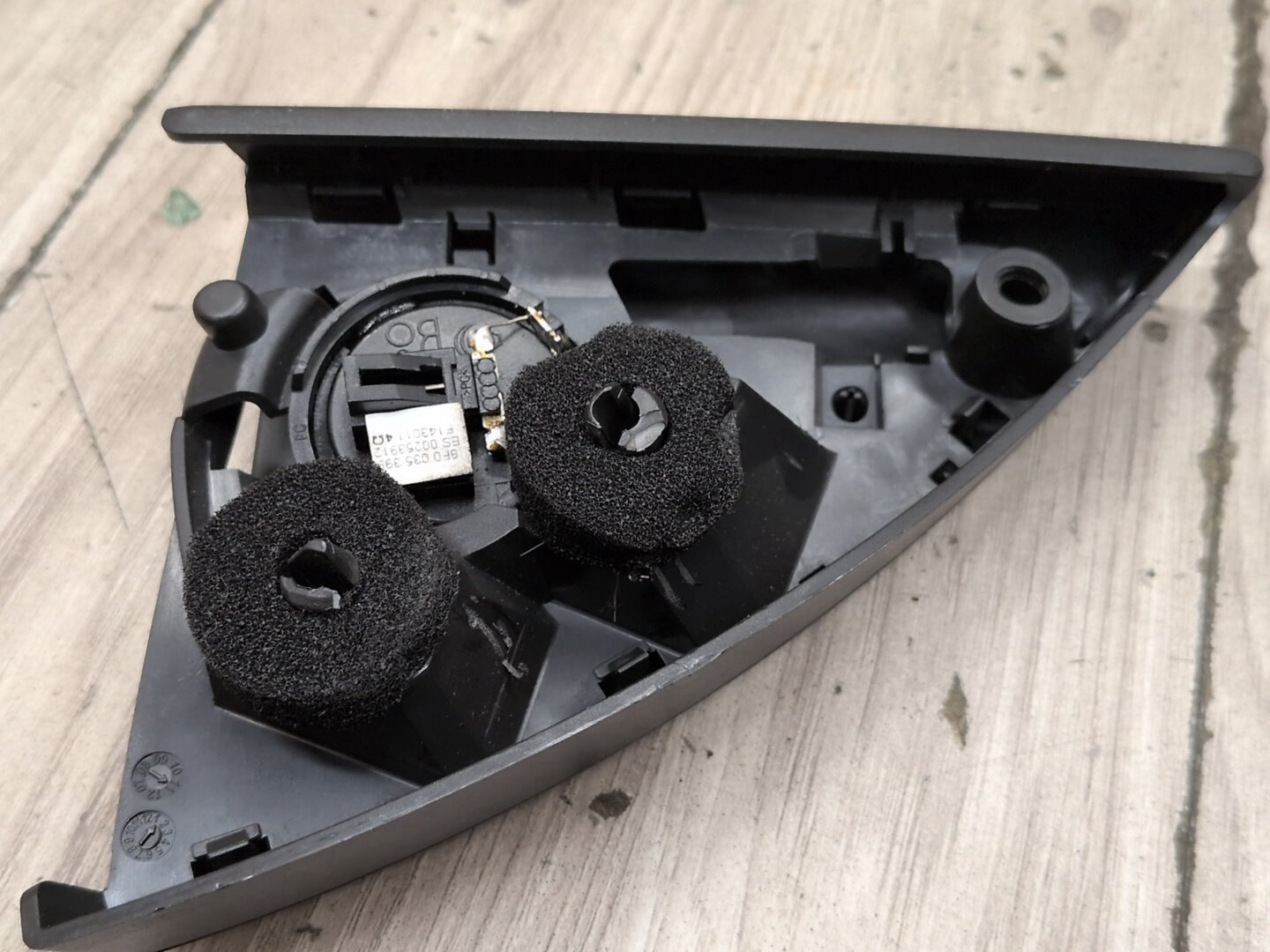2008-2017 Audi S5 8T Front Left Right Door Triangle Corner Speaker Assemblys SET 8f0035399
