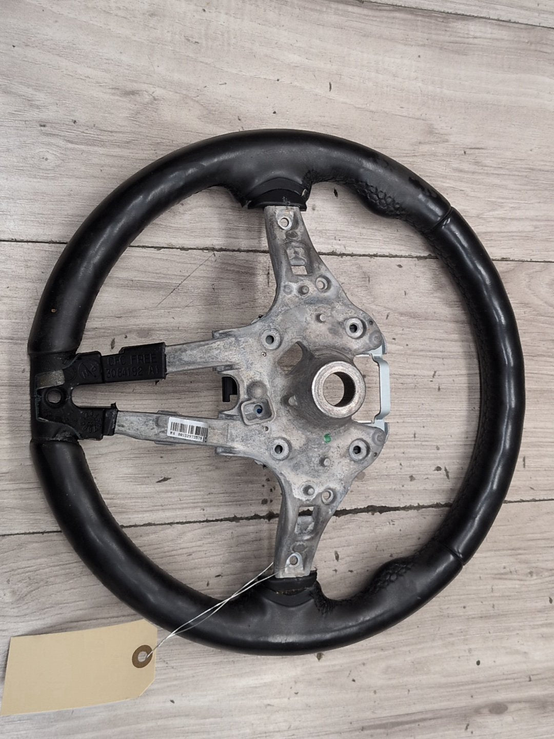 OEM BMW F10 F12 F13 F06 M SPORT Steering Wheel Black Leather MANUAL