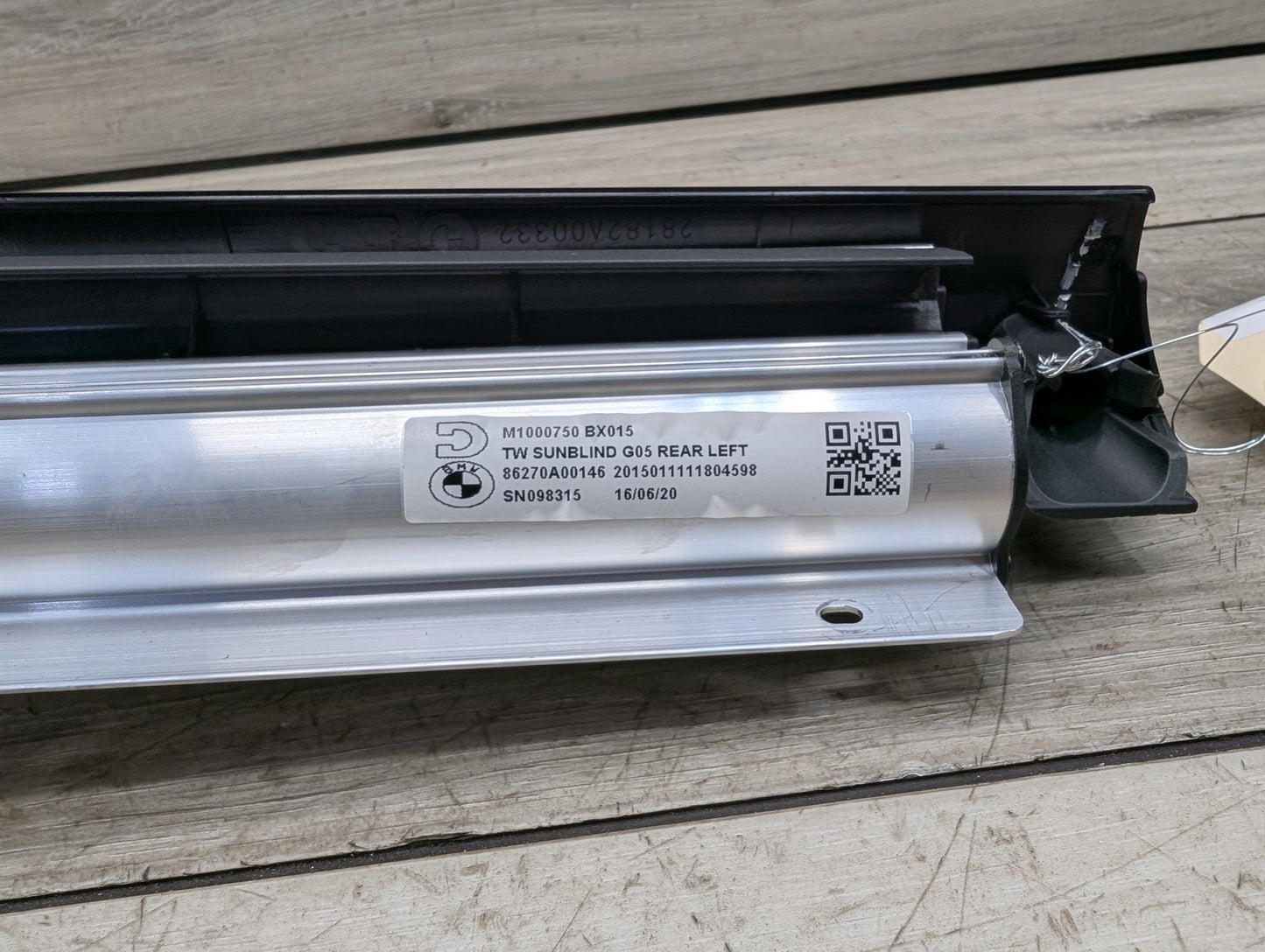2019-2026 BMW X5 G05 Rear Left Driver Door Window Glass Roller Sunshade Blind 7469919