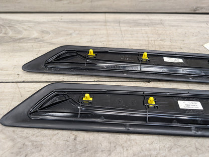 2012-2018 BMW 340i F30 Front Left Right Scuff Plate Door Sill SET 7410460