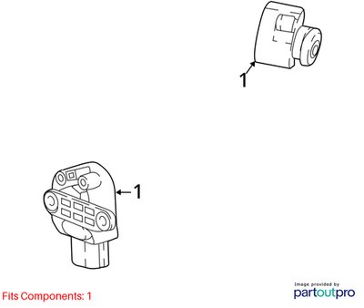 14-19 OEM BMW F15 F16 F85 Left Right Suspension Headlight Height Level Sensor
