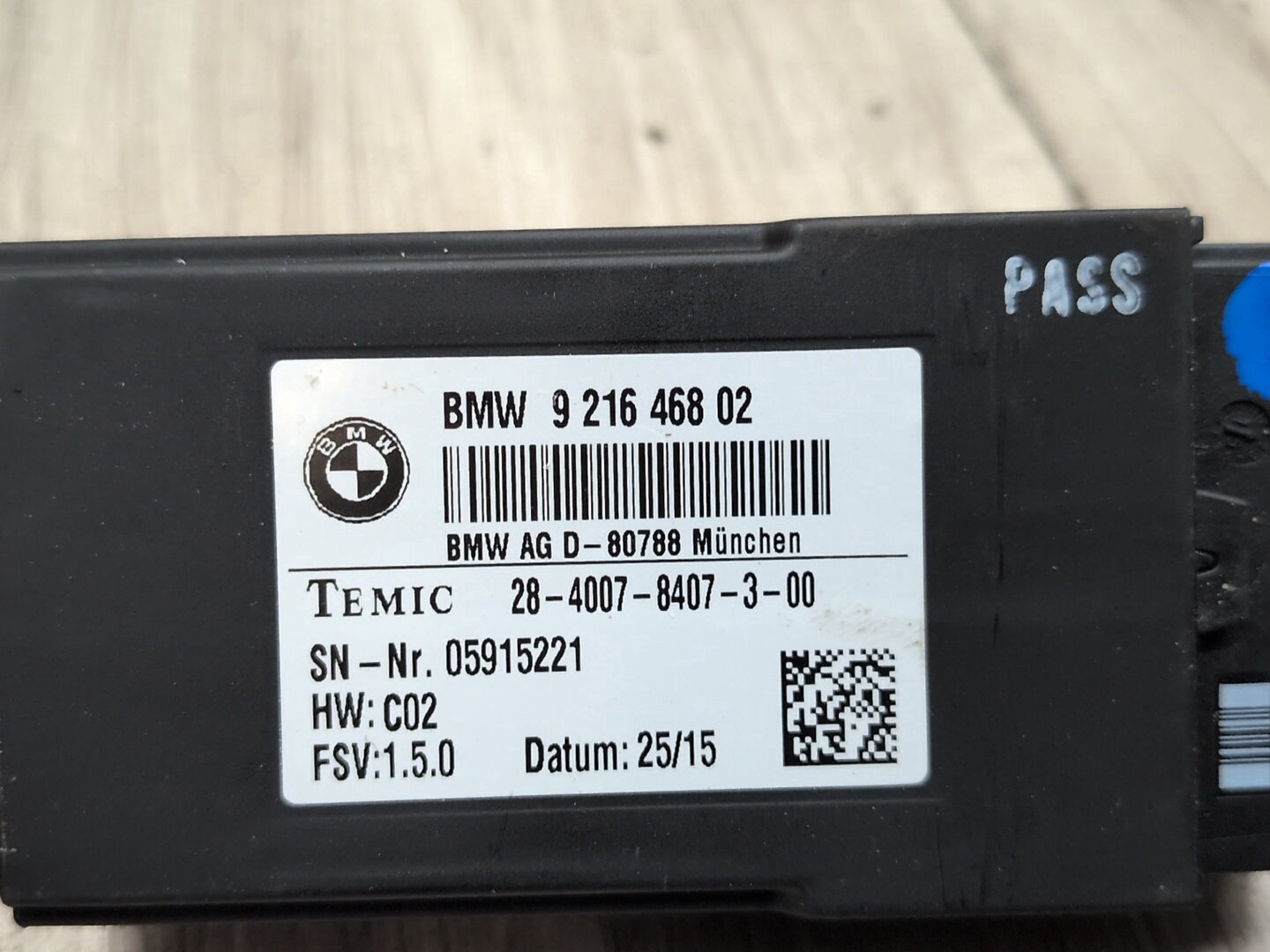 OEM BMW F01 F10 F25 F22 F30 F36 F80 HEATED Left Right Seat Control Module Unit