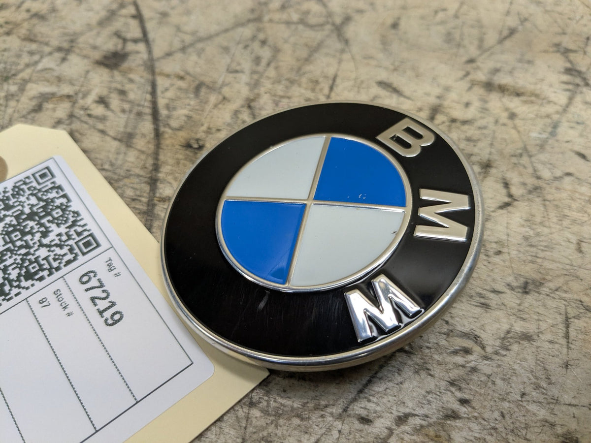 Genuine OEM BMW F39 F90 G20 G30 G80 M3 Bumper Hood Trunk Rear Round Emblem 74mm