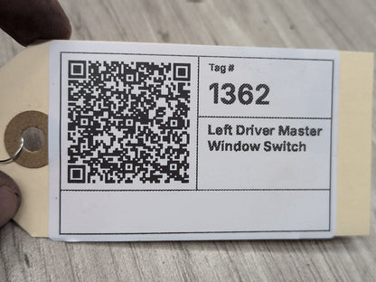 OEM BMW F06 F10 F25 F30 F80 Front Left Driver Main Master Power Window Switch