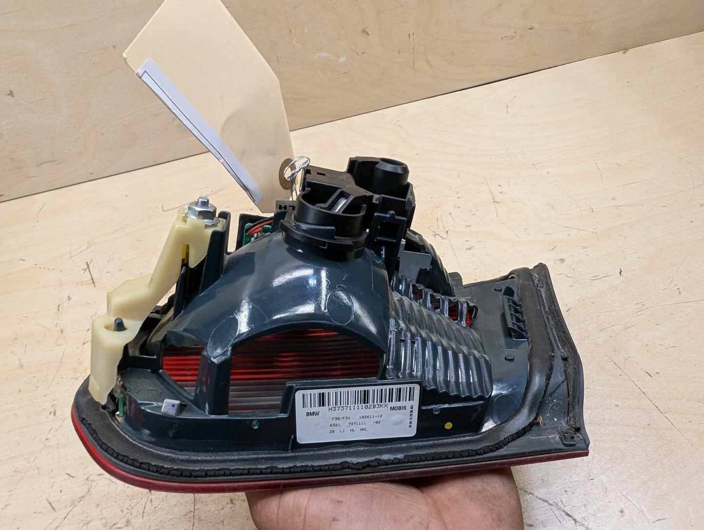 12-15 OEM BMW F30 F31 F80 328 335 M3 Rear Left Driver Side Inner Tail Light Lamp