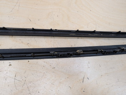 2012-2018 BMW 328i F30 Front Left Right Side Windshield Drip Trim Molding SET 7258187