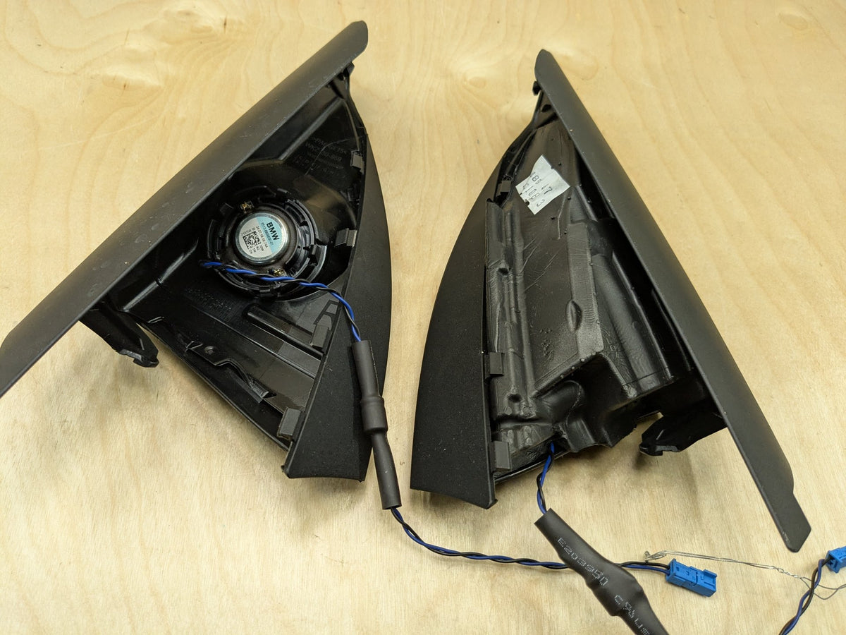 2018-2025 BMW X3 G01 Front Left Right Door Triangle Corner Speaker Assemblys SET 6809630