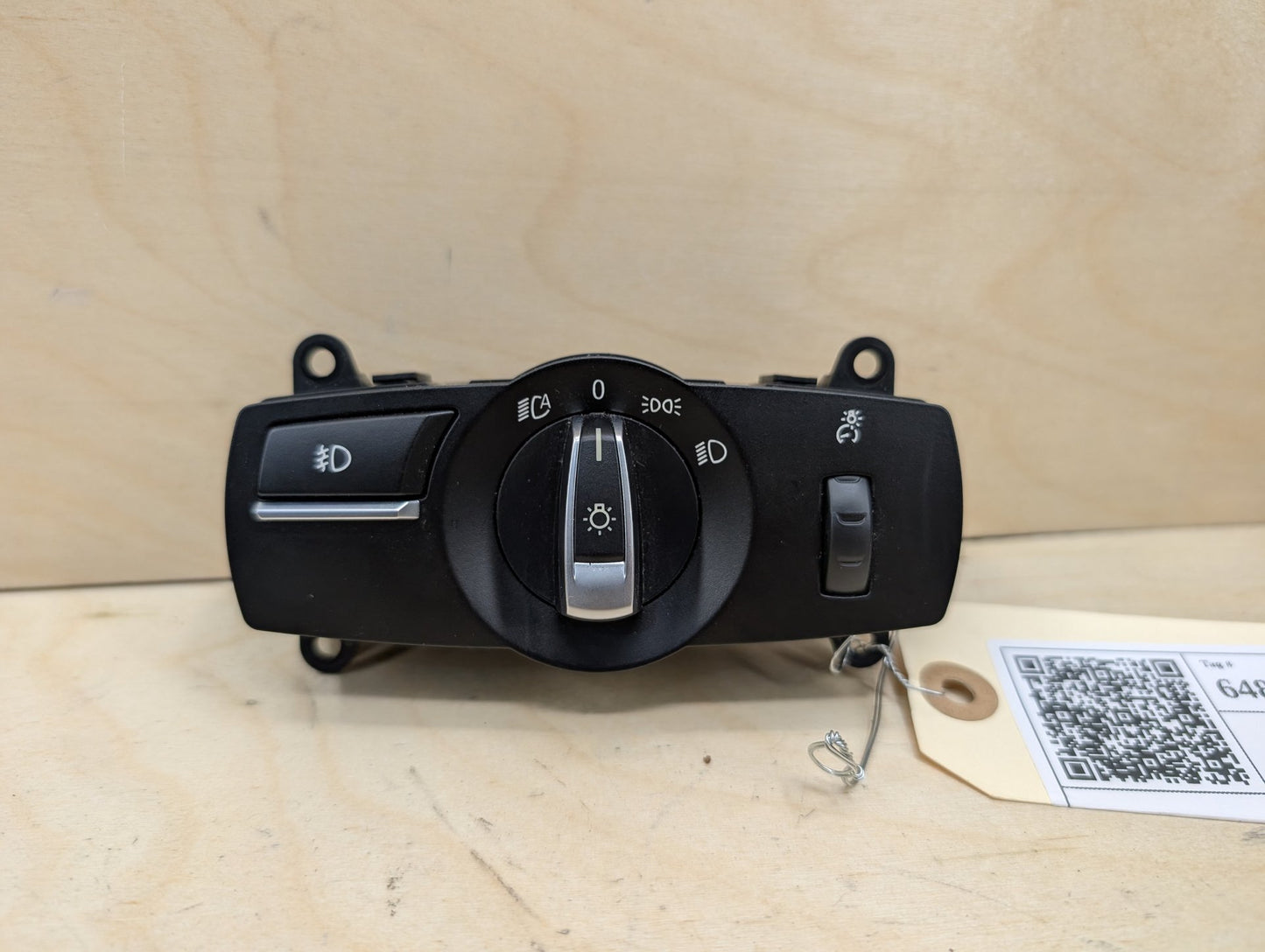 10-18 OEM BMW F13 F10 F06 F25 Headlight Switch Control Panel Light Module BLACK