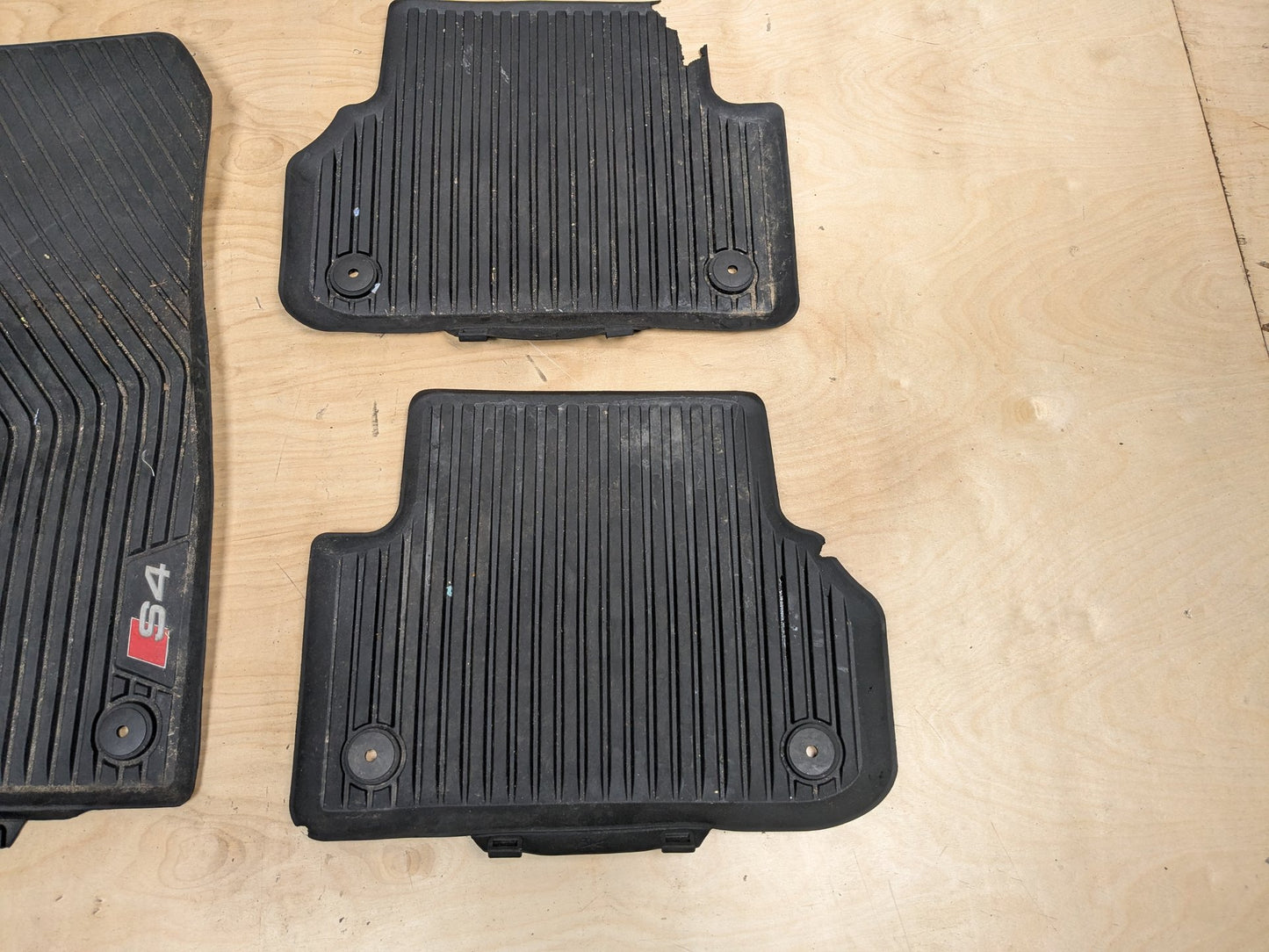 2018-2023 Audi S4 B9 Front Rear Left Right All Weather Mat Carpet Floor Mats SET 8W1061221A