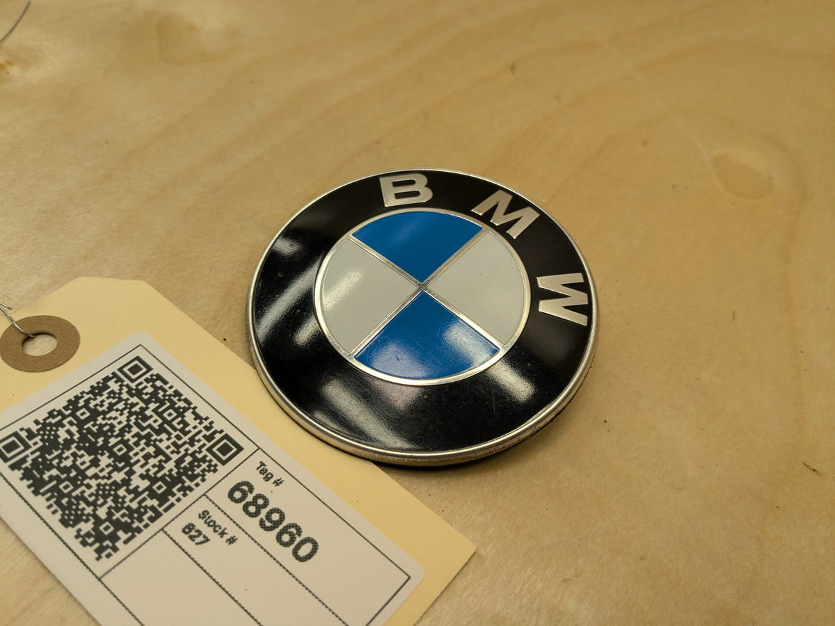 OEM BMW E90 F02 F22 F30 F32 F36 F80 F87 M3 M4 Rear Trunk Lid Round Emblem 74mm